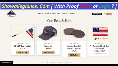 Showallegiance com - Shoppers save an average of 12.9% on purchases with coupons at showallegiance.com, with today's biggest discount being $10 off your purchase. Our most recent Allegiance Flag Supply promo code was added on Mar 14, 2024. On average, we find a new Allegiance Flag Supply coupon code every 300 days.
